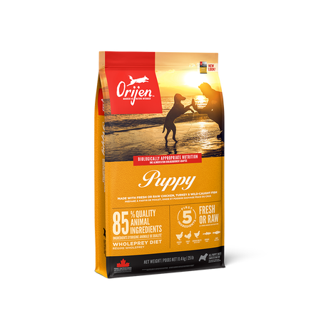 Orijen puppy food serving size online